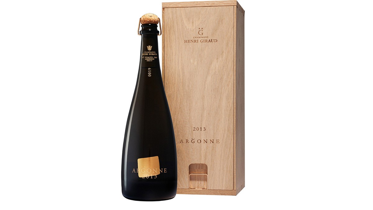 ワイン HENRI GIRAUD ARGONNE 2013 Champagne Henri Giraud Argonne Grand Cru with Wooden Gift