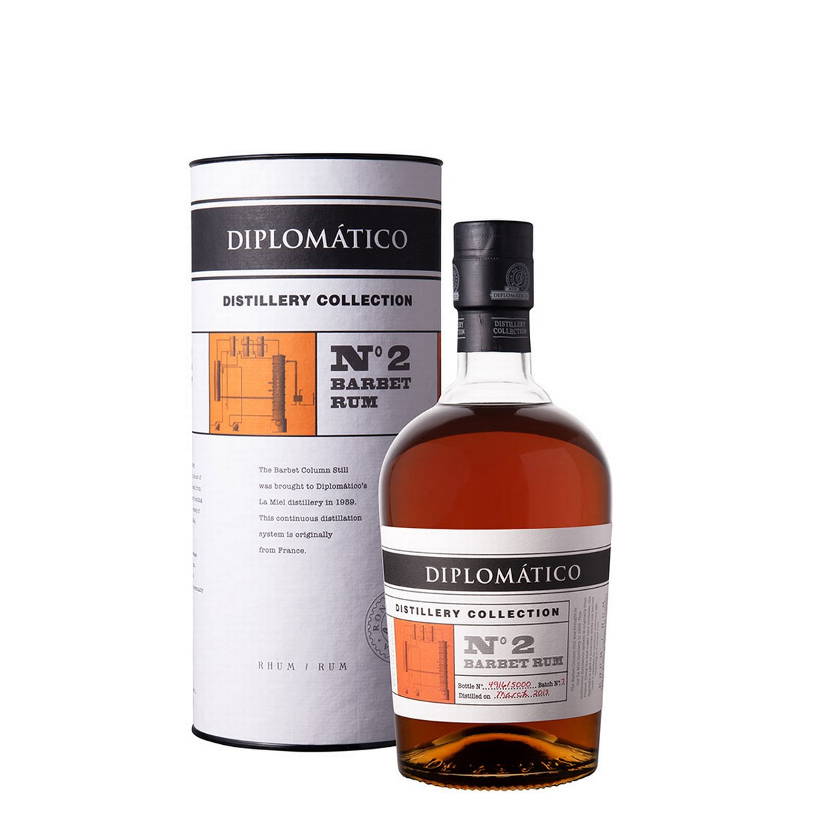 Diplomático Distillery Collection No.2 Barbet Column Rum
