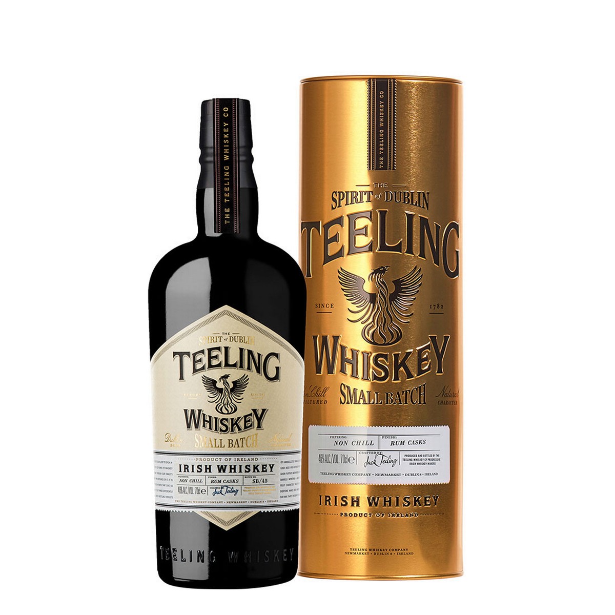 Teeling Small Batch Plechová Tuba Zlatá