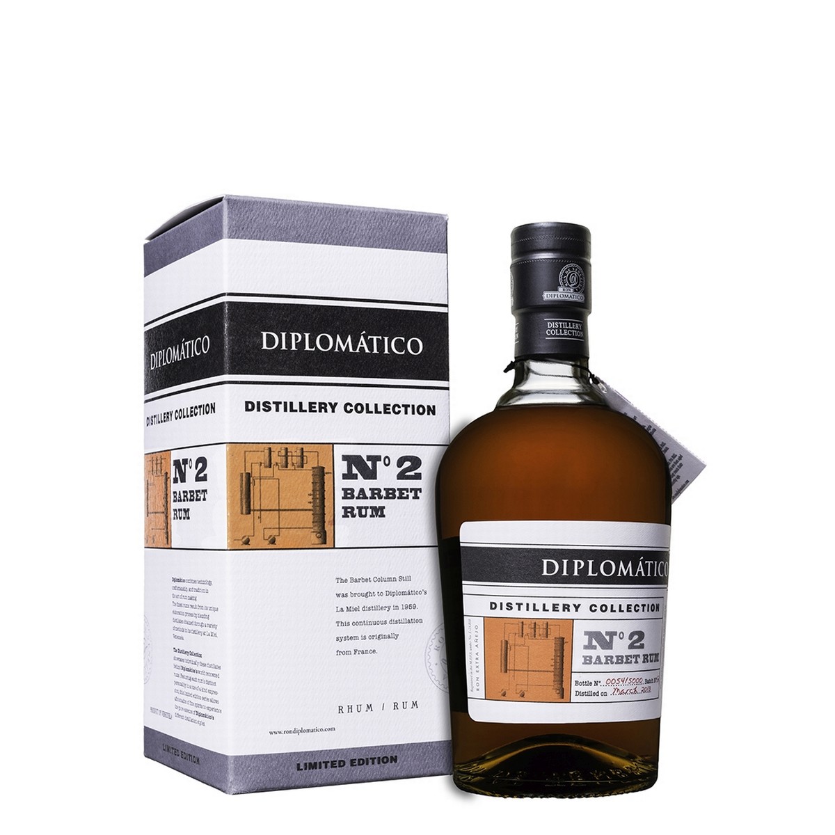 Diplomático Distillery Collection No.2 Barbet Column Rum