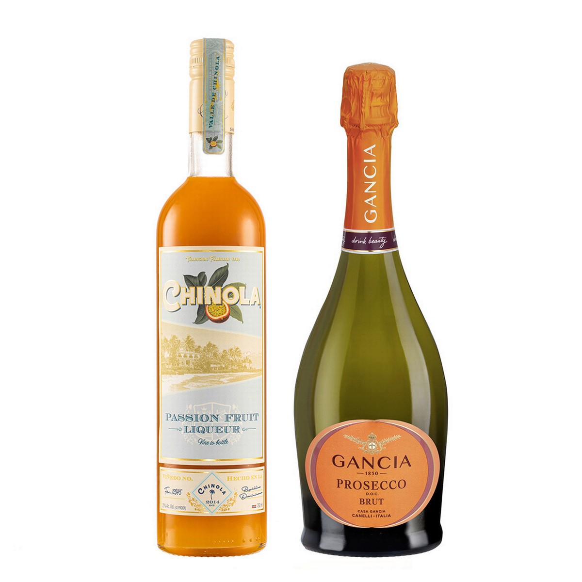 Zvýhodněný set = Chinola Passion Fruit + Gancia Prosecco D.O.C. Brut