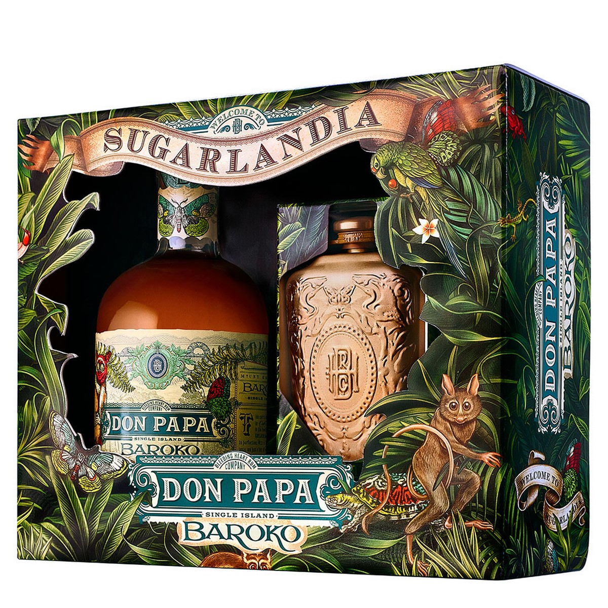 Don Papa Baroko & Hip Flask Gift Box
