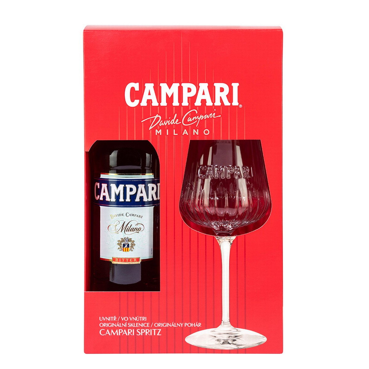 Likér Campari Gift Box 0.7 l skladem | Warehouse #1