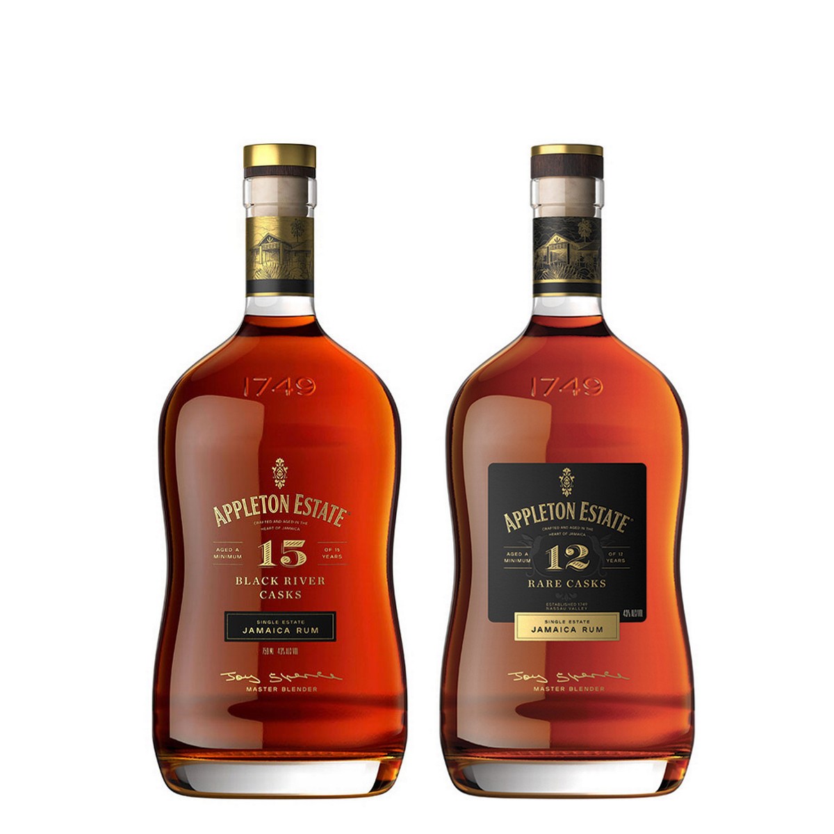 Appleton Estate 12 Y.O. Rare Casks + 15 Y.O. Black River Casks