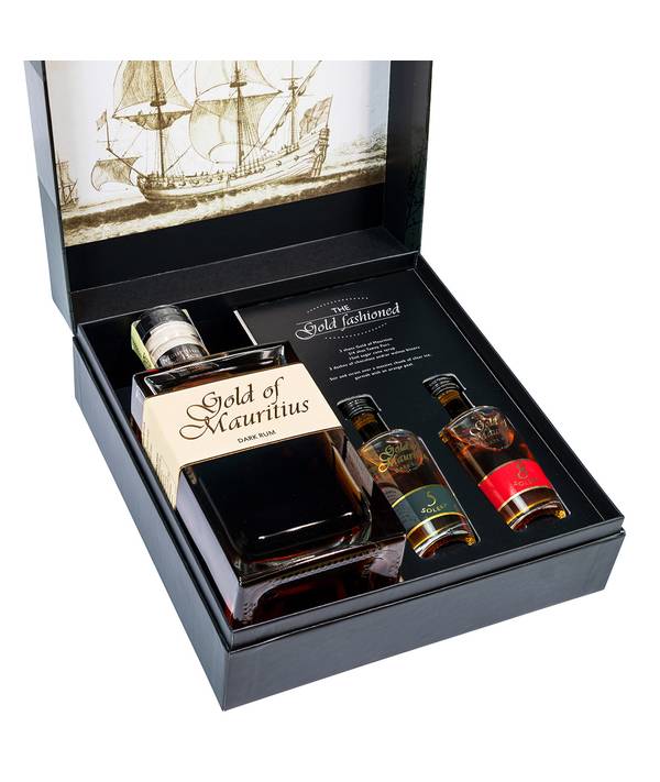Gold of Mauritius Gift Box 40,0% 0,8 l