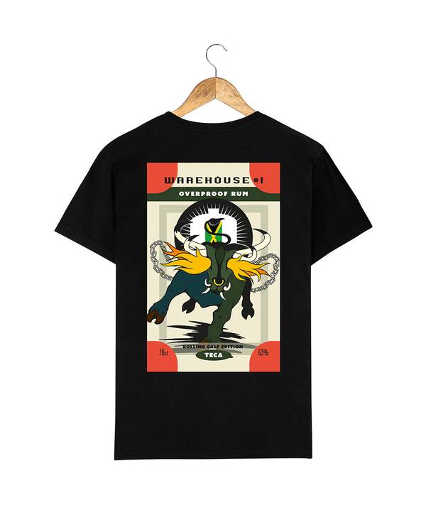 Warehouse #1 Tričko Rolling Calf Černé M