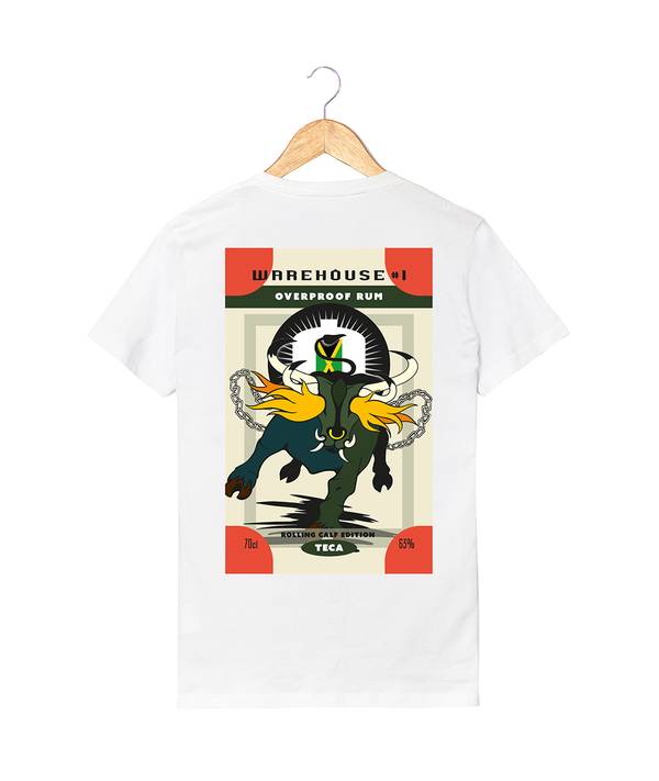 Warehouse #1 Tričko Rolling Calf Bílé XXL