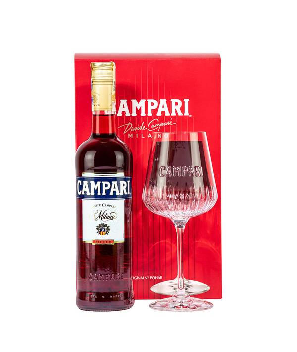 Campari Gift Box 25,0% 0,7 l