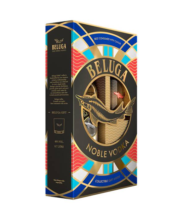 Beluga Noble Rocks Gift Box 40,0% 0,7 l