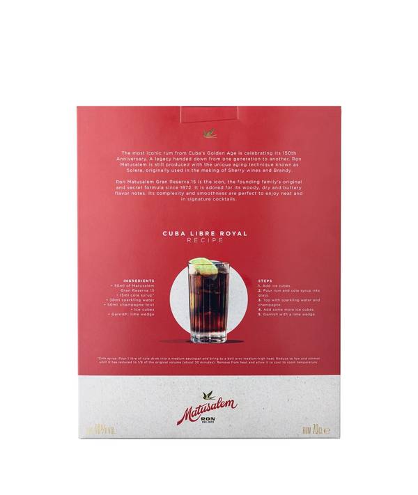 Matusalem Gran Reserva 15 Gift Box 40,0% 0,7 l
