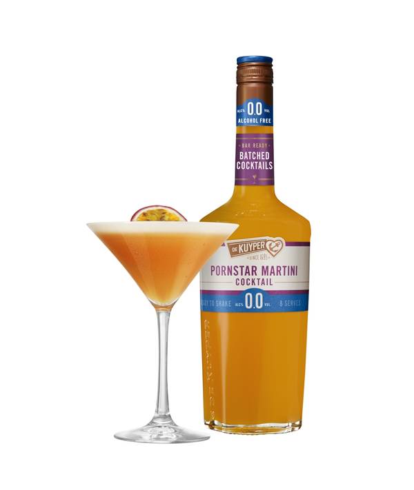 De Kuyper Batched 0,0% Pornstar Martini Cocktail 0,0% 1,0 l