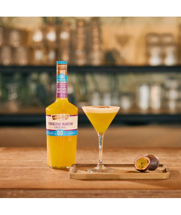 De Kuyper Batched 0,0% Pornstar Martini Cocktail 0,0% 1,0 l