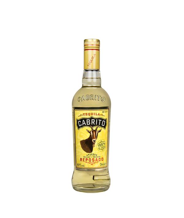 100% de Agave Tequila Cabrito Reposado 0,7 l (holá láhev)