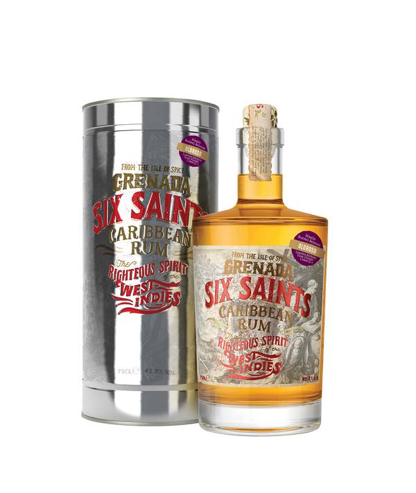 Six Saints Caribbean Oloroso Finish 41,7% 0,7 l (dárkové balení plátěný pytlík)