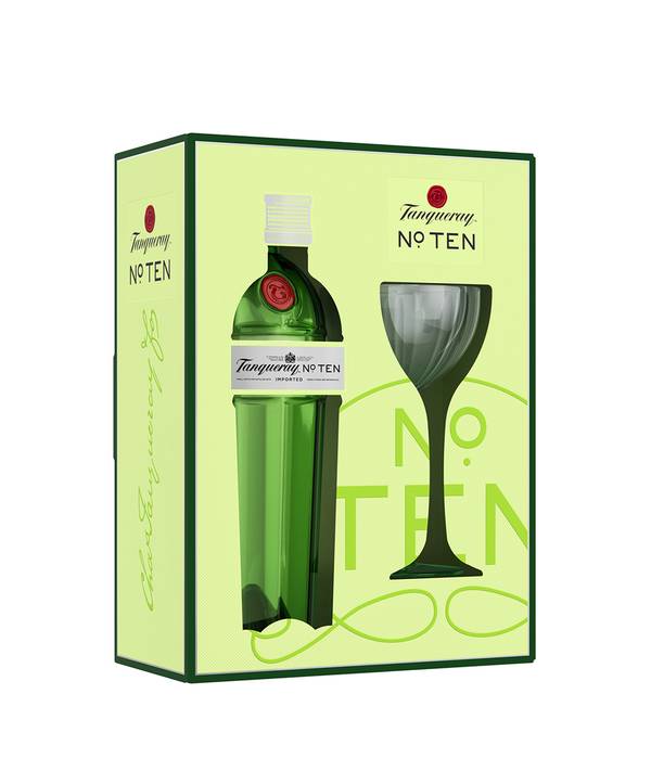 Tanqueray No. TEN Gift Box 47,3% 0,7 l