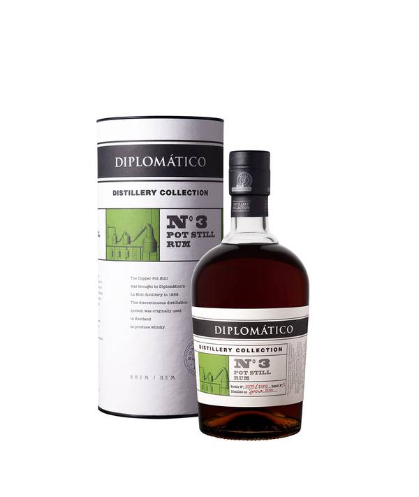 Levně Diplomático Distillery Collection No.3 Pot Still Rum 47,0% 0,7 l