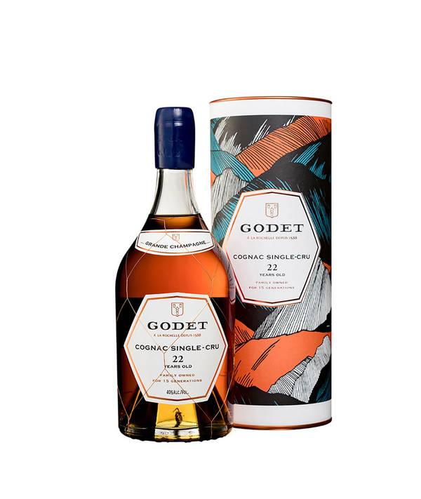 Godet Cognac Single Cru 22 Y.O. Grande Champagne 40,0%...