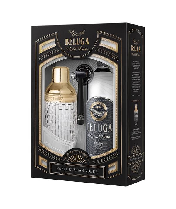 Beluga Gold Line 0,7l 40% Kožené