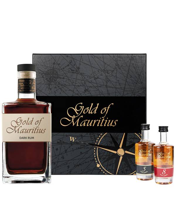 Gold of Mauritius Dark + 2x mini 0,7l 40%