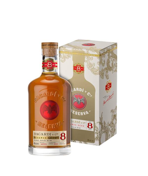 Bacardi 8 Y.O. Reserva Ocho 40,0% 0,7 l