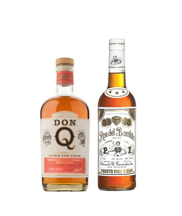 Zvýhodněný set = Don Q Double Aged Sherry Cask + Ron del Barrillito 42,0% 1,4 l