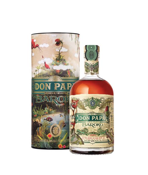 Don Papa Baroko 40% 0,7l Art 2022 CZ Eliska Podzimková Cukrový ostrov Tuba