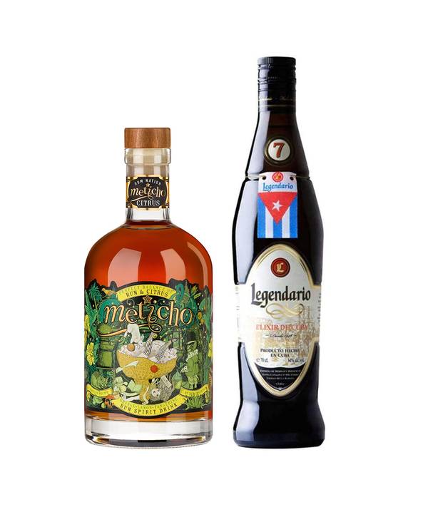 Zvýhodněný set = Legendario Elixir de Cuba + Meticho Rum & Citrus 37,0% 1,4 l