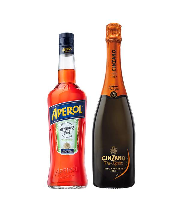 Zvýhodněný set = Aperol + Cinzano Pro-Spritz 1,45 l