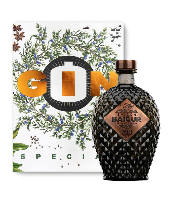 Zvýhodněný set = Saigon Baigur Gin + Warehouse #1 GIN Speciál 43,0% 0,7 l