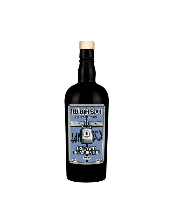 Warehouse #1 Overproof White Rum Trelawny Treasure Too VRW modrý 63,0% 0,7 l – foto produktu