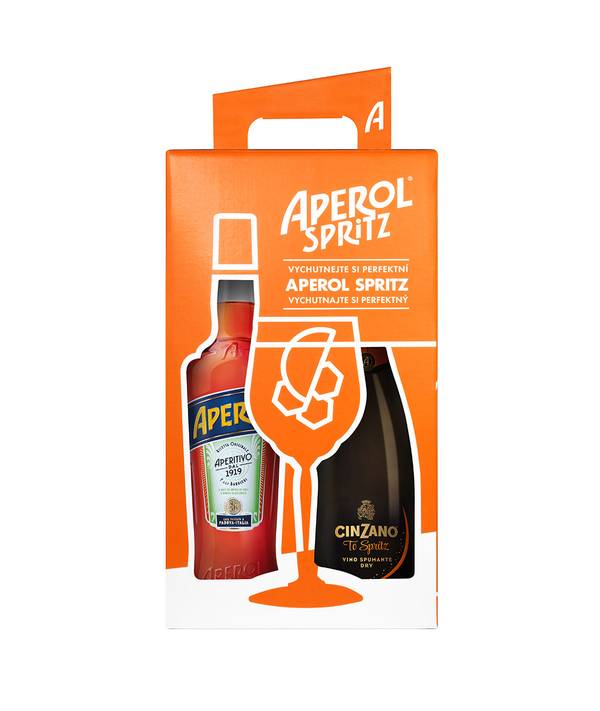Aperol + Cinzano To-Spritz Gift Box 11,26% 1,45 l
