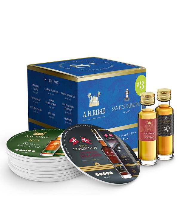 A.H. Riise Tasting Kit no.3 9x0,02l (dárkové balení 1 sklenice) koupíte na Warehouse1.cz