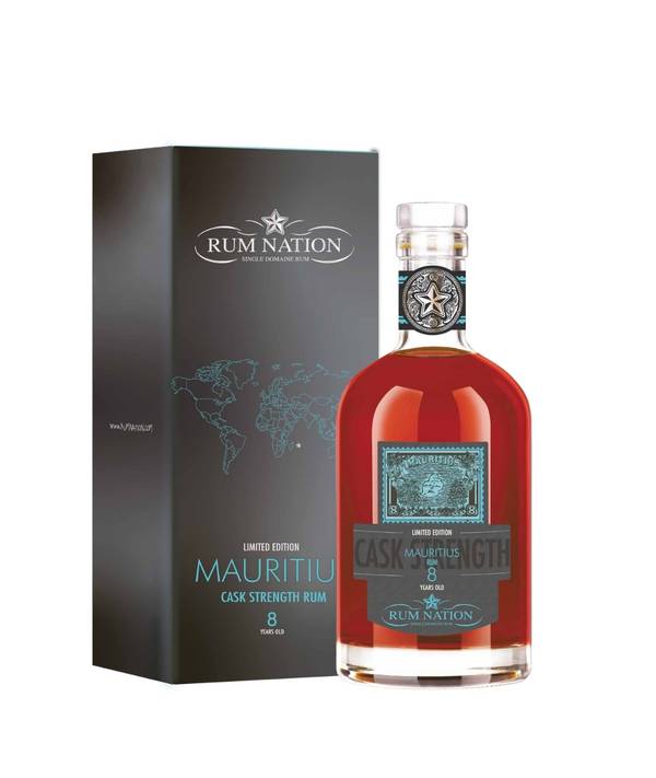 Rum Nation Mauritius 8 Y.O. Cask Strength 54,9% 0,7 l