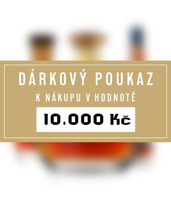 Dárkový poukaz 10000 Kč