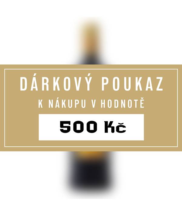 Dárkový poukaz 500 Kč