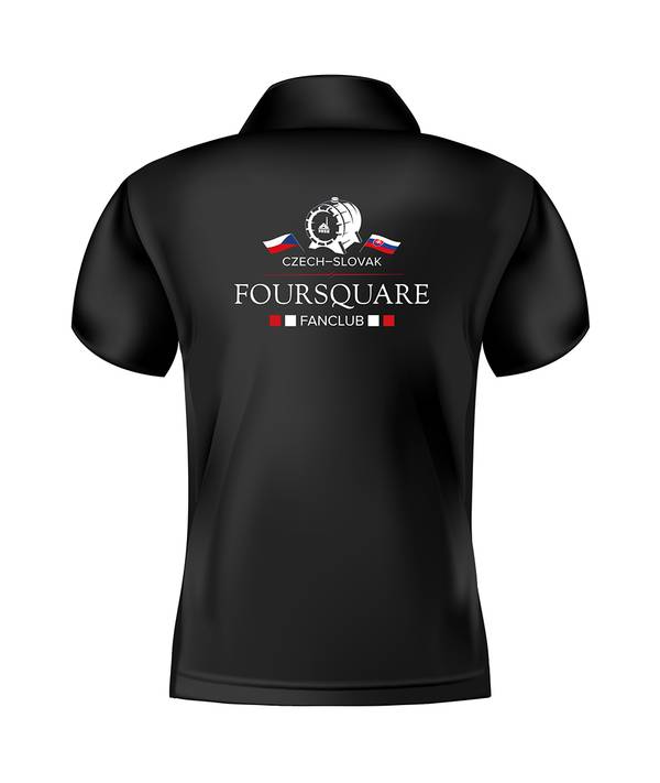 Foursquare Fan Club Tričko Černé Vel. L - galerie #1