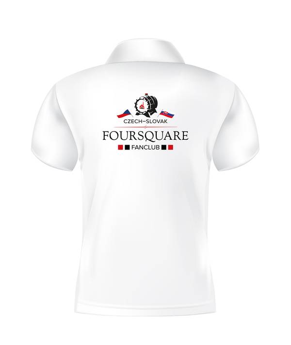 Foursquare Fan Club Tričko Bílé Vel. M - galerie #1