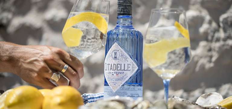 Citadelle gin + koktejl Gin Tolnic s citronem 