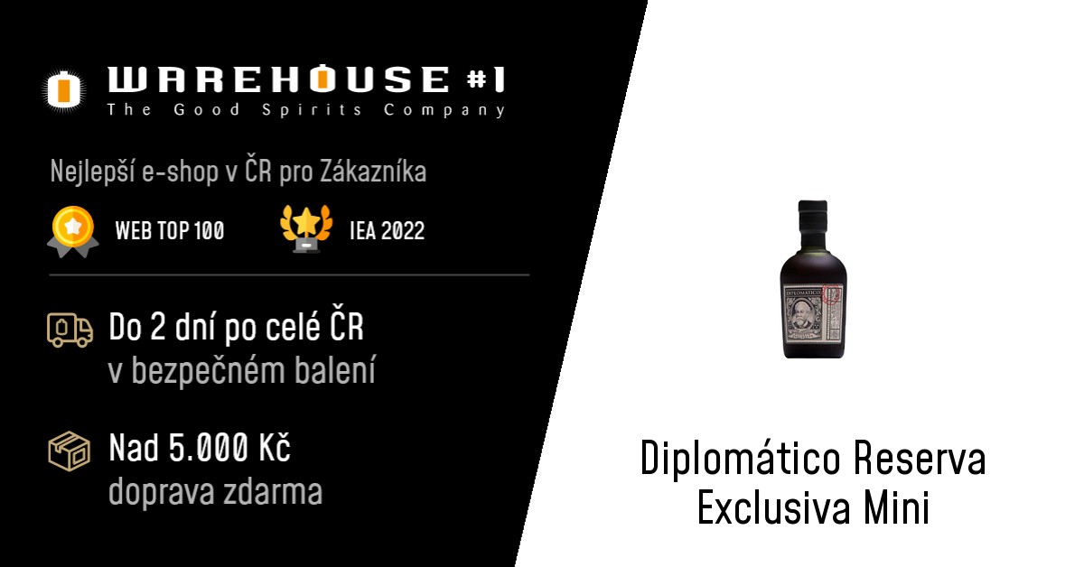 Rum Diplomático Reserva Exclusiva Mini 0.05 l Warehouse 1