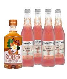 Sober Spirits Amaretto 0.0% & Sparkling Pink Grapefruit
