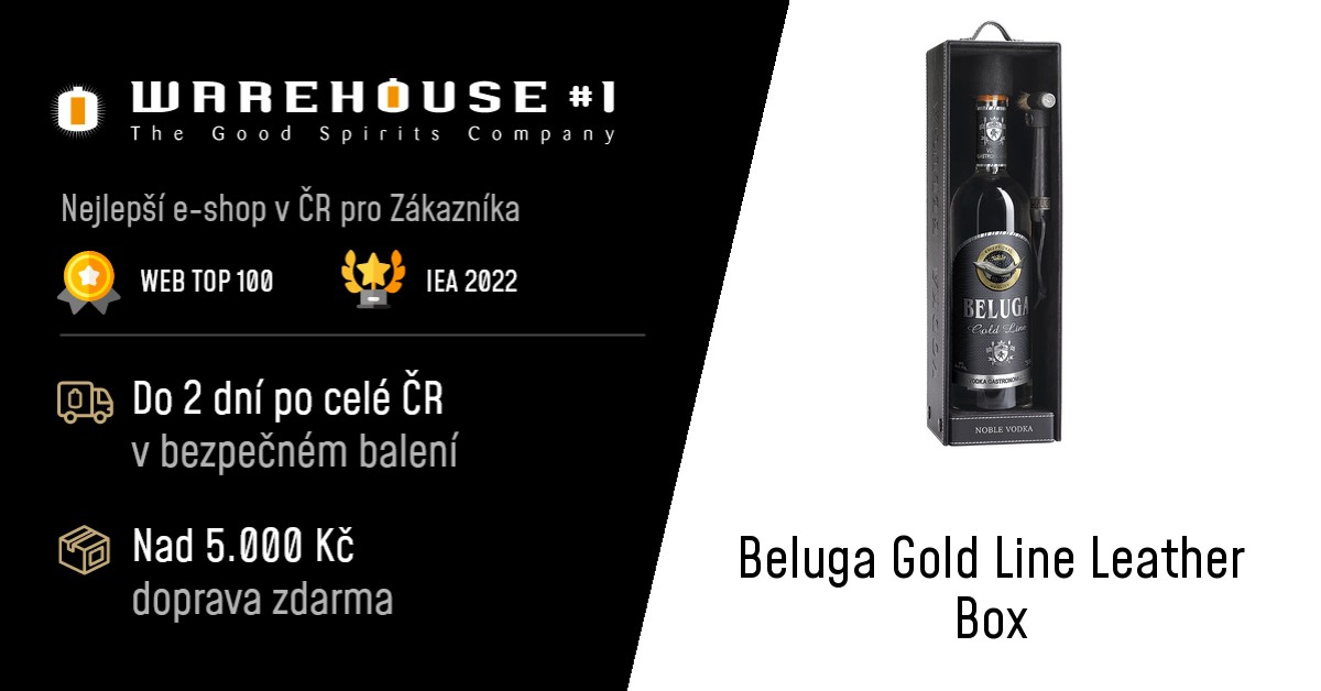 Vodka Beluga Gold Line Leather Box 0.7 l skladem | Warehouse #1