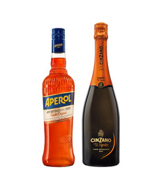 Zvýhodněný set = Aperol + Cinzano Pro-Spritz